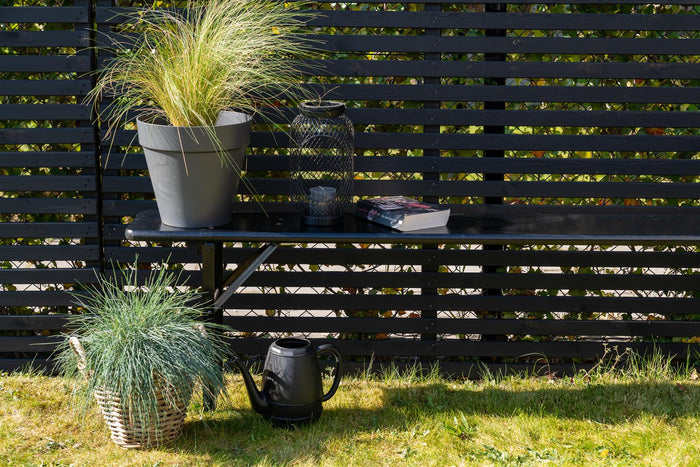 Inklapbare bierbank Berlijn zwart 120 cm