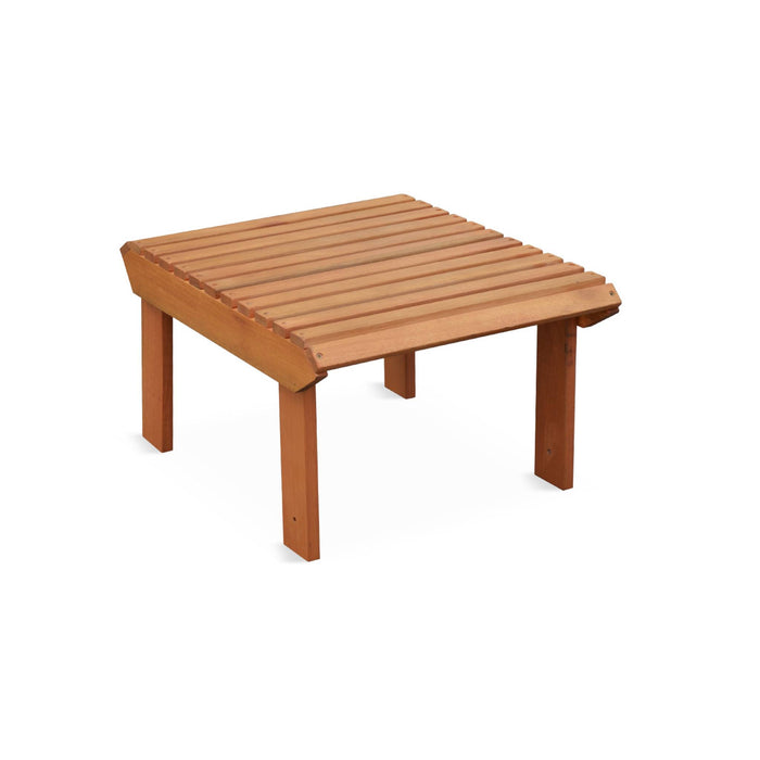 sweeek - Adirondack tuinstoel met voetenbank