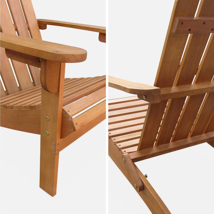 sweeek - Adirondack tuinstoel van hout