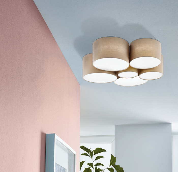 EGLO Pastore 1 Plafondlamp - 6 lichts - Ø99 cm - E27 - Wit