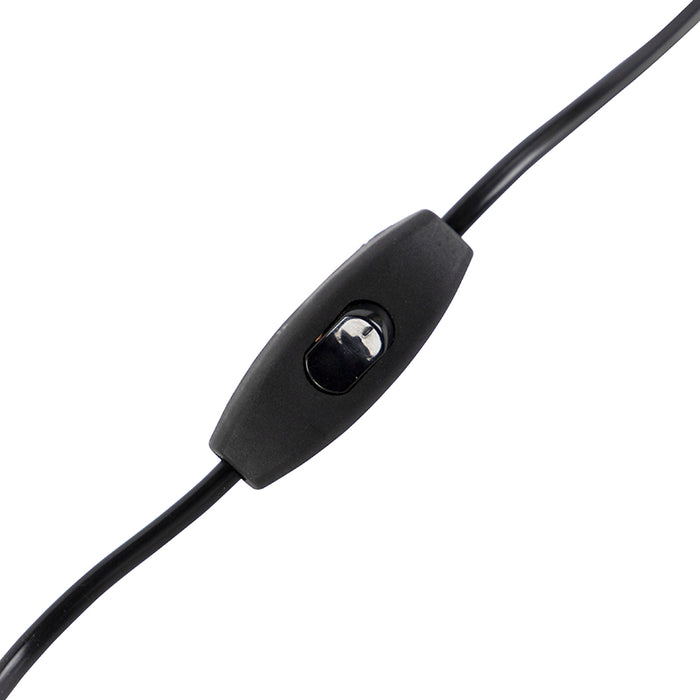 QAZQA Art deco tafellamp met velours kap rood 35 cm - Diverso