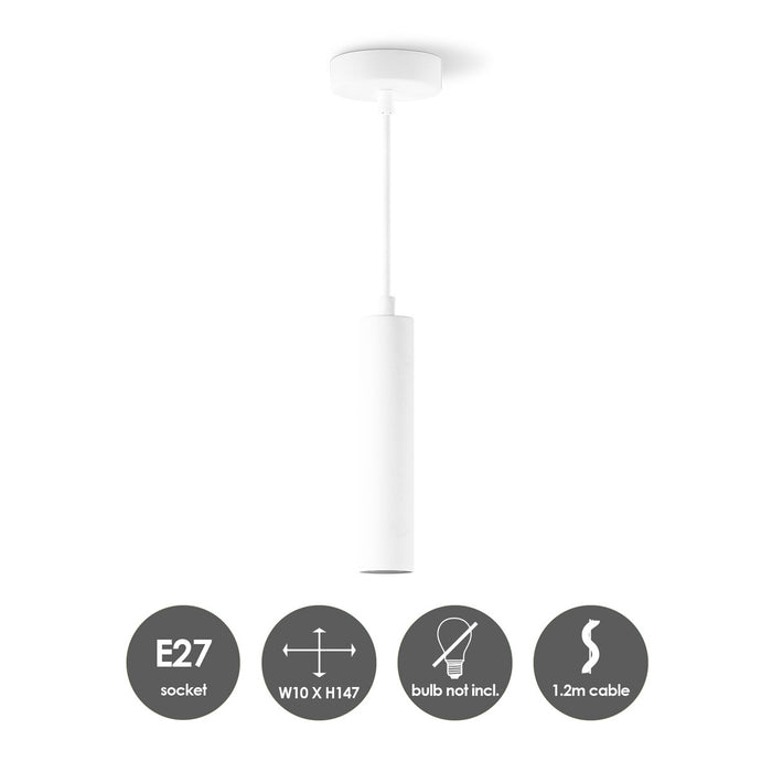 Home sweet home Facil Hanglamp pendel - Wit - Excl. lichtbron