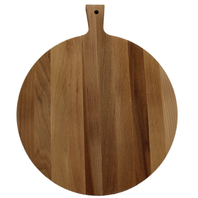 Beukenhouten Borrelplank Rond ⌀33 cm | Serveerplank | Tapasplank