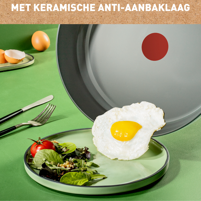 Tefal Renew+ Keramische Wokpan Ø 28 cm