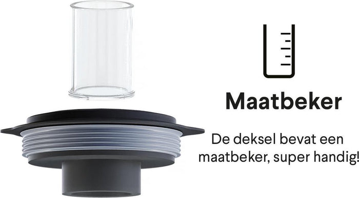 Homra blender - 1500 ml - zwart