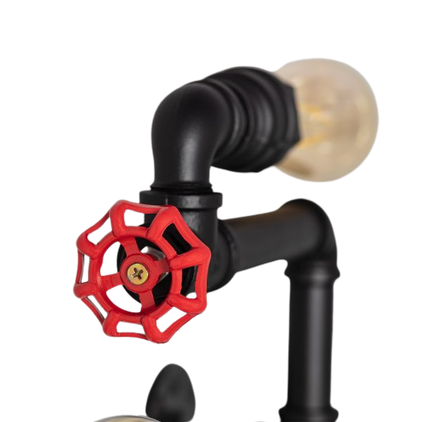 Bussandri Wandlamp industrieel - Metaal - Zwart