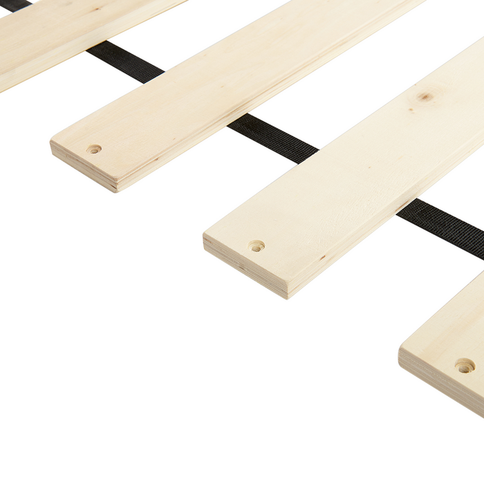 Beliani - NOYERS - Tweepersoonsbed - Grijs - 180 x 200 cm - Fluweel