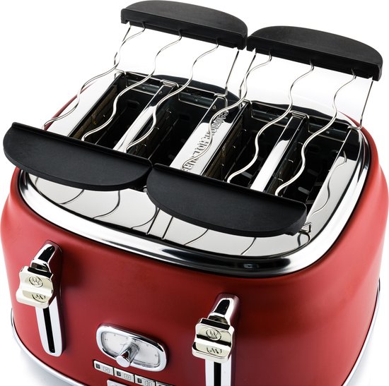 Westinghouse Retro Bundel - Waterkoker + Broodrooster + Blender - Rood
