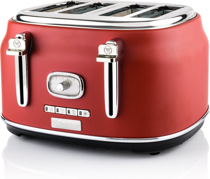 Westinghouse Retro Bundel - Waterkoker + Broodrooster + Blender - Rood