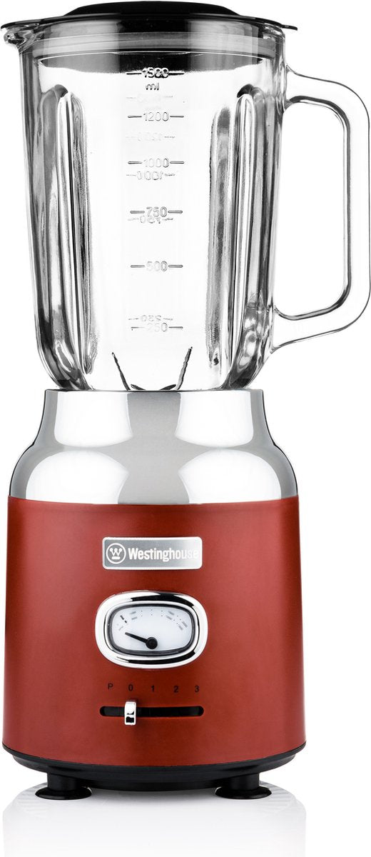 Westinghouse Retro Bundel - Waterkoker + Broodrooster + Blender - Rood