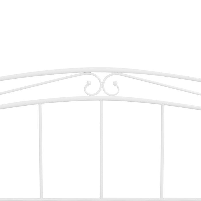 Beliani - TULLE - Onderschuifbed - Wit - 80 x 200 cm - Metaal