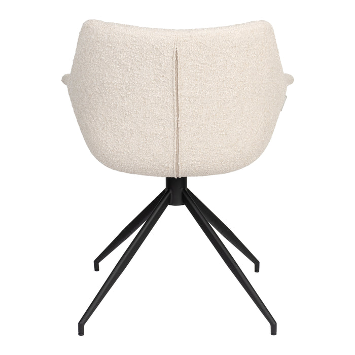 Zuiver Doulton Swivel Stoel Naturel