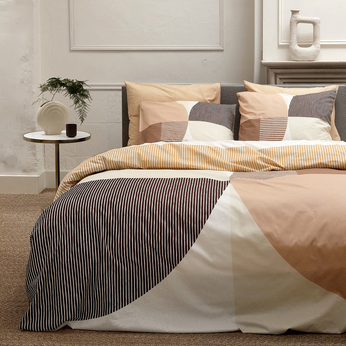 Cinderella Knut - Dekbedovertrek - Katoen - 240x200|220 cm - Terra