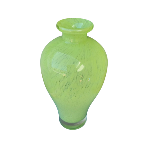 Reliving Neon - Appeltjesgroene Glazen Vaas