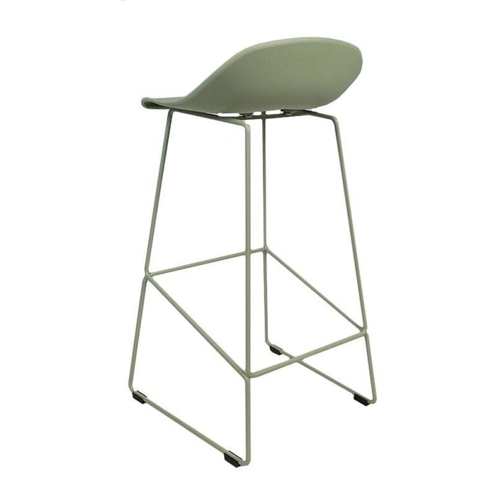Livin24 Barkruk Ellen groen Scandinavisch design 76 cm - barkrukken