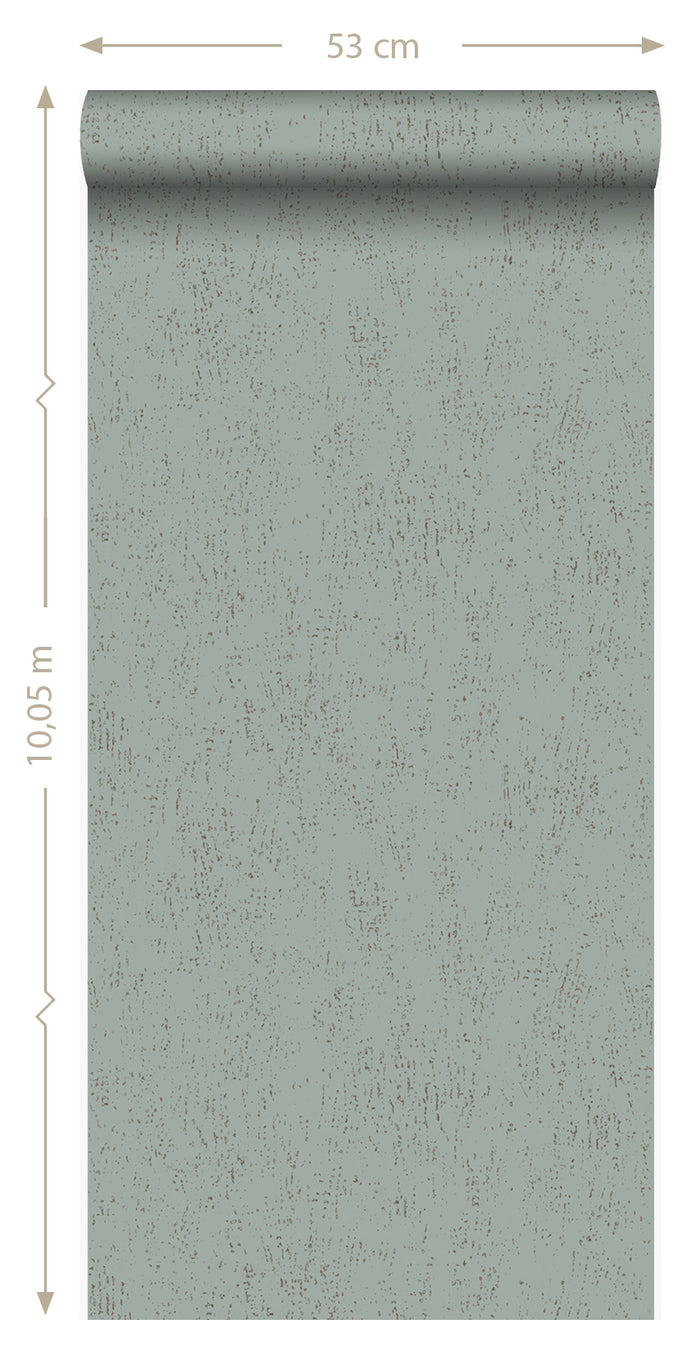 Origin Wallcoverings behang metaal-look lagunegroen - 347613 - 53 cm x