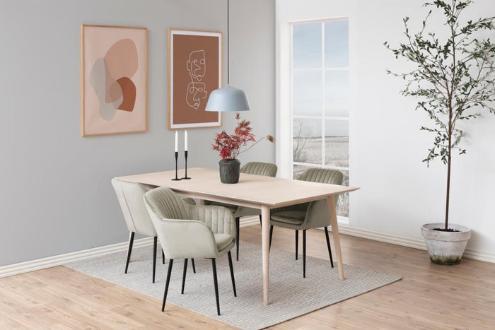 Giga Living - Eetkamerstoel - Zand - Stof - Fiska