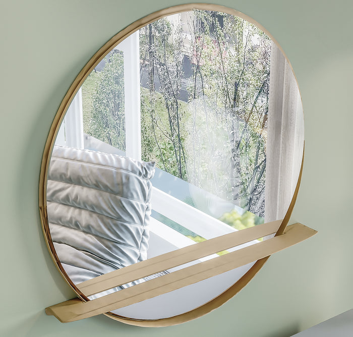 Gorillz Alien 80 - Wandspiegel 80 cm Goud