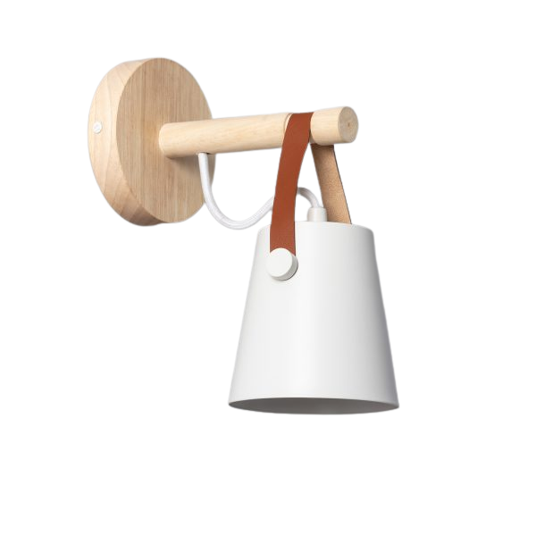 Bussandri Wandlamp scandinavisch - Metaal - Wit