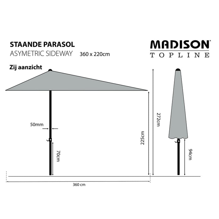 Madison Parasol Taupe
