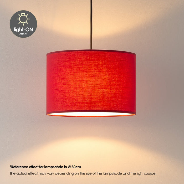 Home Sweet Home Lampenkap Bling rood - B:40xD:40xH:22cm