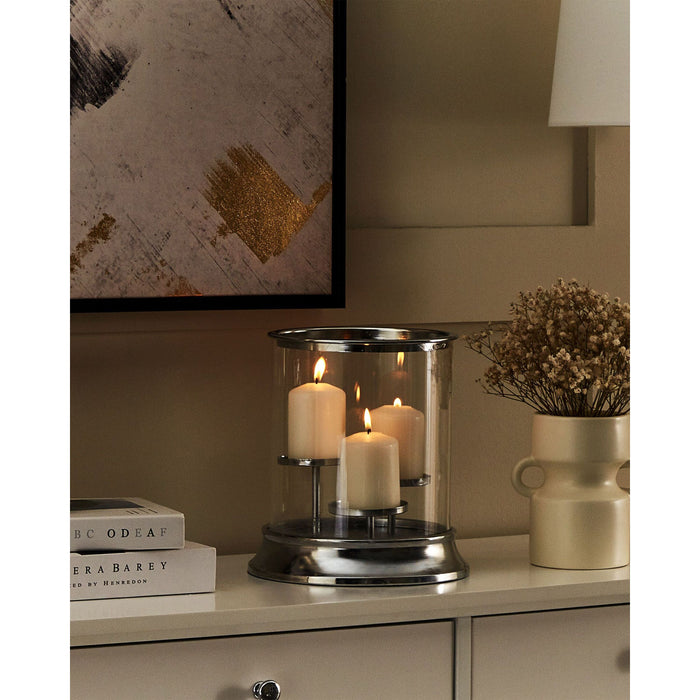 Beliani - CILEGON - Kandelaar - Zilver - IJzer