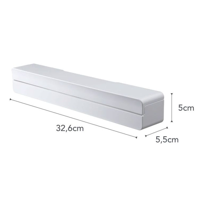 Yamazaki Magnetische Vershoudfolie Dispenser - Tower - Wit