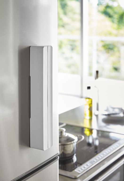 Yamazaki Magnetische Vershoudfolie Dispenser - Tower - Wit