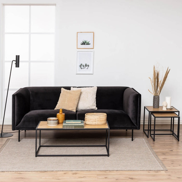 Lisomme Vic Houten Salontafel 110 x 50 cm - Naturel