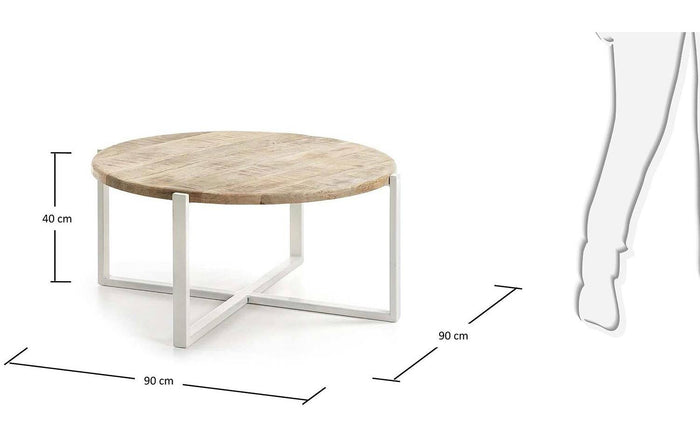 Kave Home - Mawenzi salontafel Ø 90 cm