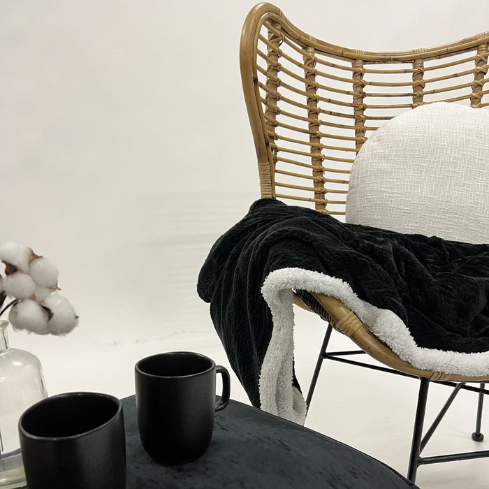 Dutch Decor plaid BOBBY - 150x200 cm Raven