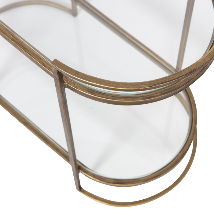 WOOOD Capital Sidetable - Metaal - Antique Brass - 55x60x32