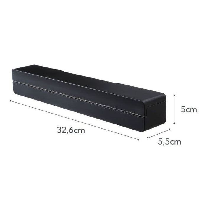 Yamazaki Magnetische Vershoudfolie Dispenser - Tower - Zwart