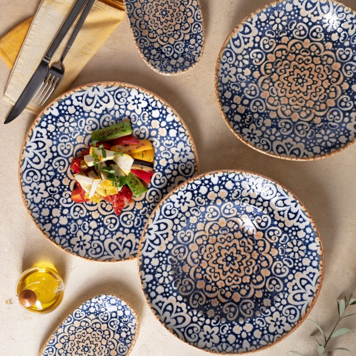 Bonna Kommetje - Alhambra - Porselein - 16 cm (400cc) - set van 6