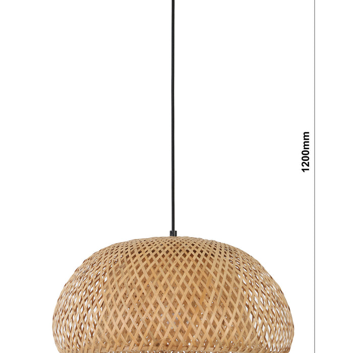 Light & Living Hanglamp Timeo - Bamboe - Ø44cm