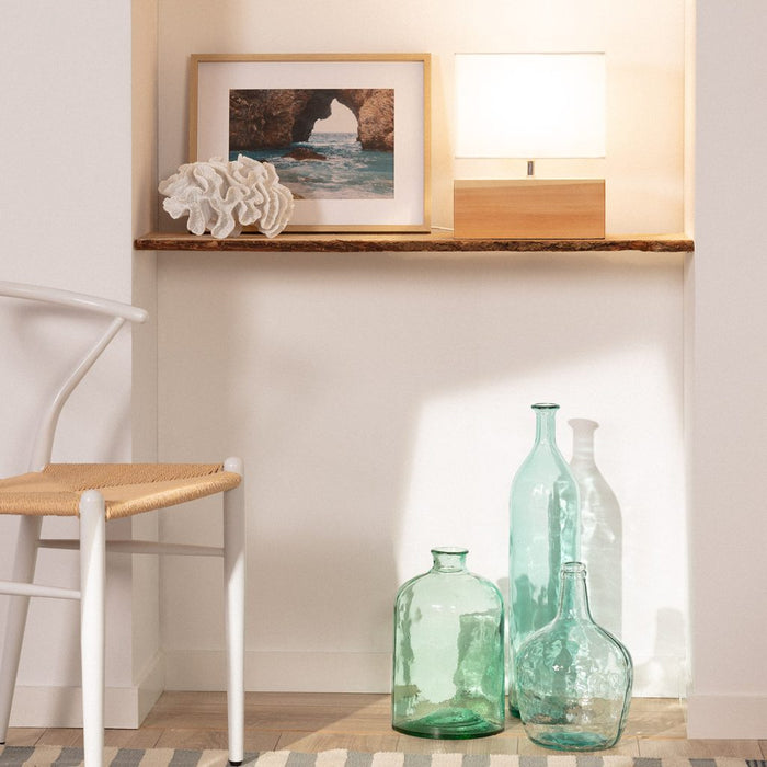 Bussandri Tafellampen mediterraans - Hout - Bruin