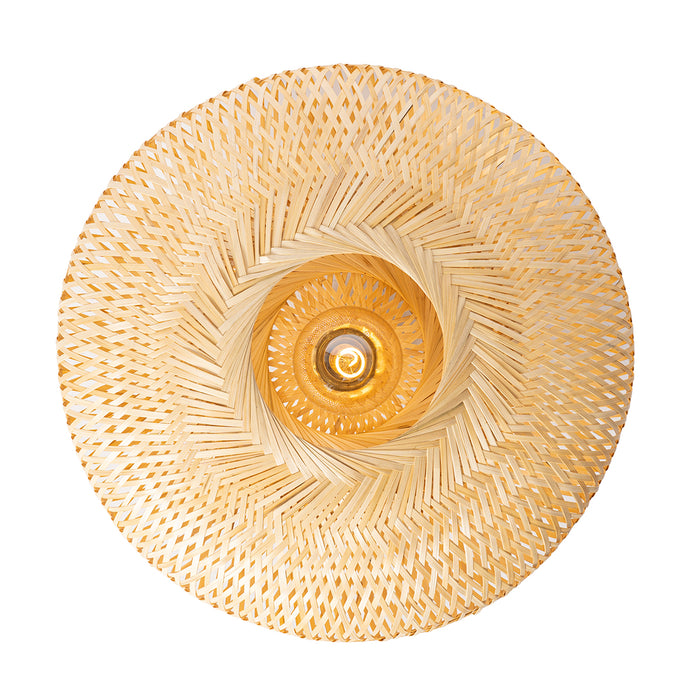 QAZQA Oosterse plafondlamp bamboe 50 cm - Ostrava