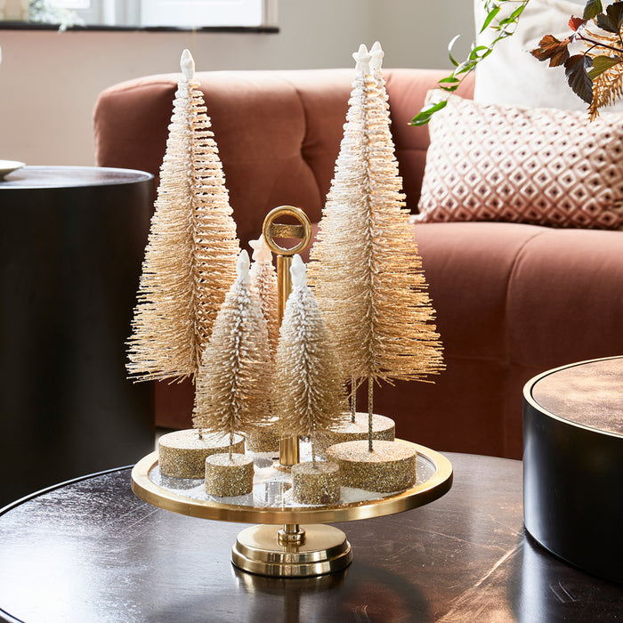 Riviera Maison Decoratie kerstboom Christmas Tree Snow Goud - Maat L