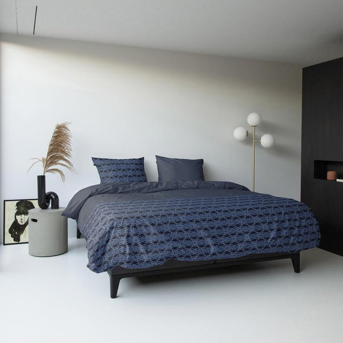 Damai Basha Dekbedovertrek 240 x 200|220 cm - Indigo