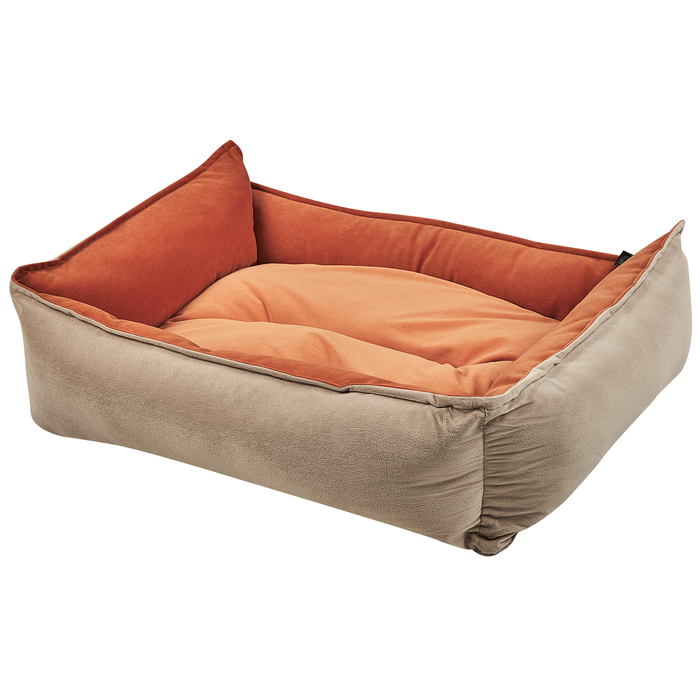Beliani - IZMIR - Dierenbed - Beige - Fluweel