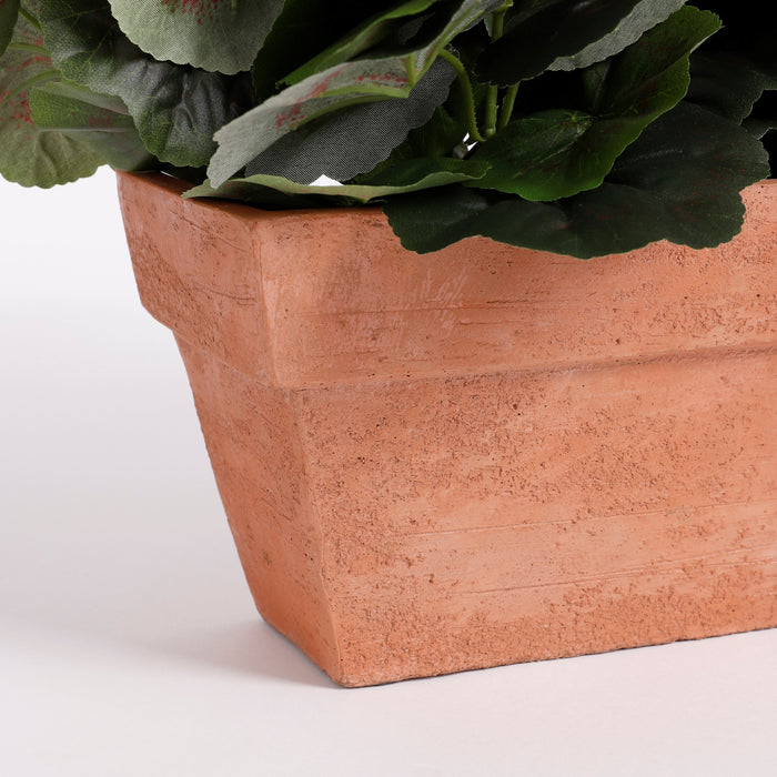 Mica Decorations Geranium Kunstplant in Balkonbak Roze
