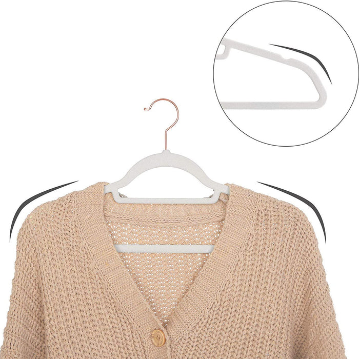 ACAZA Kledinghanger Wit  - 50 st.