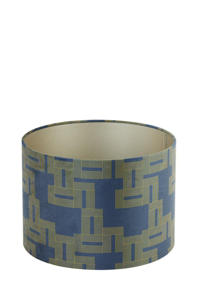 D - Light & Living - Lampenkap STAIR - 25x25x18 - Blauw