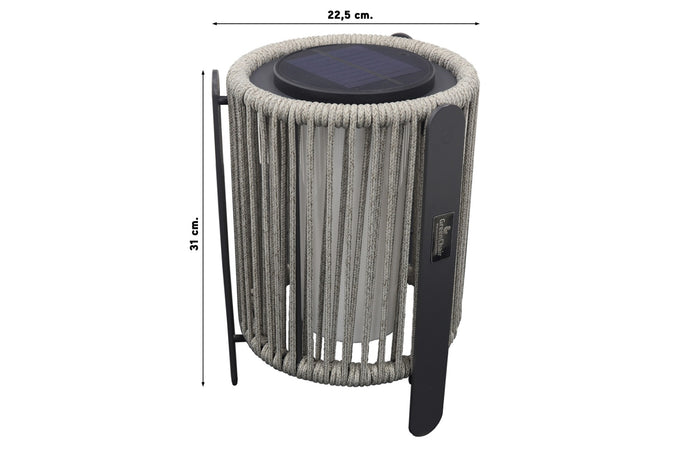 GreenChair Bo solar light - antraciet
