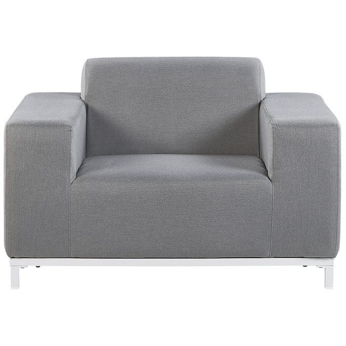 Beliani - ROVIGO - Tuinstoel set van 2 - Grijs - Polyester