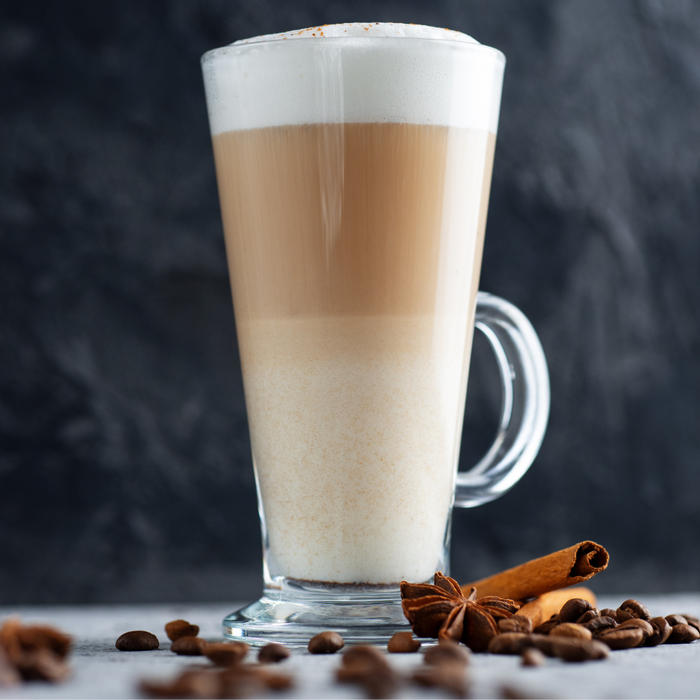 OTIX Latte Macchiato Glazen 280 ml 4 Stuks Theeglazen met Oor Cappu...