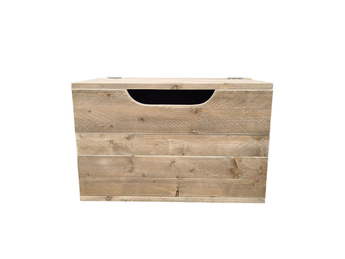Wood4you - Speelgoedkist - Kick - Steigerhout 90Lx50Hx50D cm -