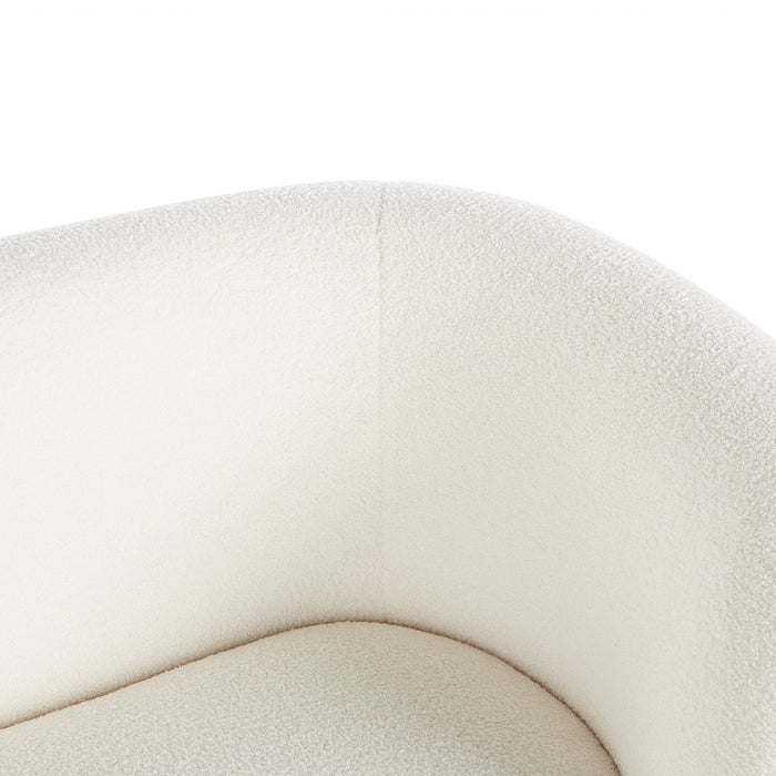 Beliani - LOEN - Tweezitsbank - Wit - Polyester