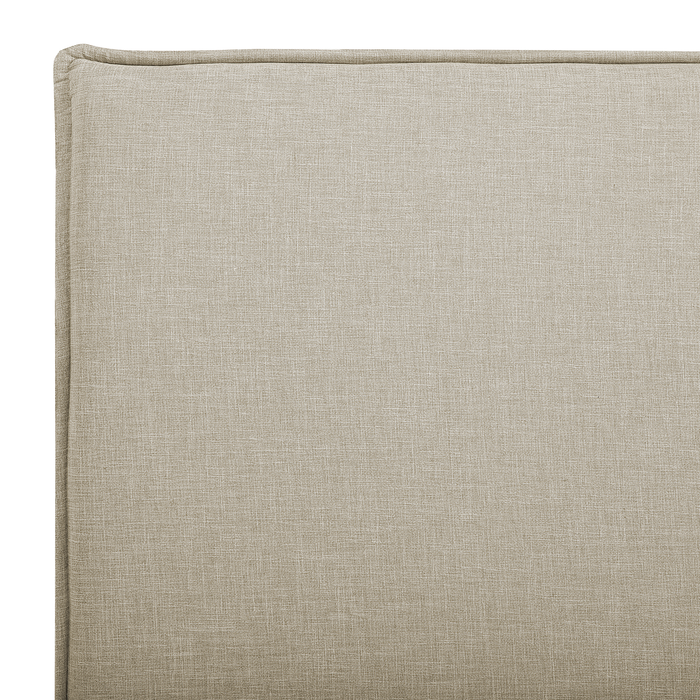Beliani - SENNEZ - Tweepersoonsbed - Beige - 180 x 200 cm - Polyester