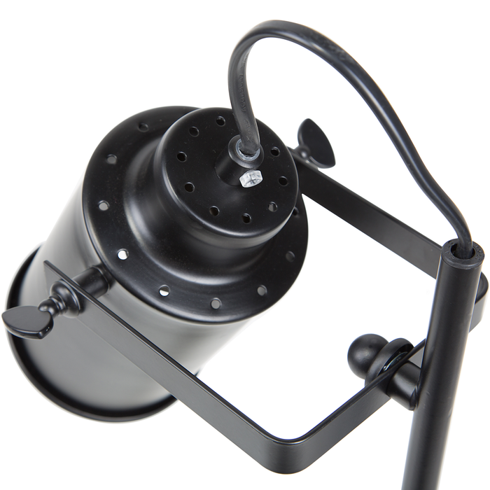 Beliani - MUNDAKA - Bureaulamp - Zwart - Metaal